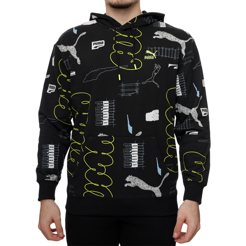 Muški duks Puma Classics brand love aop hoodie tr