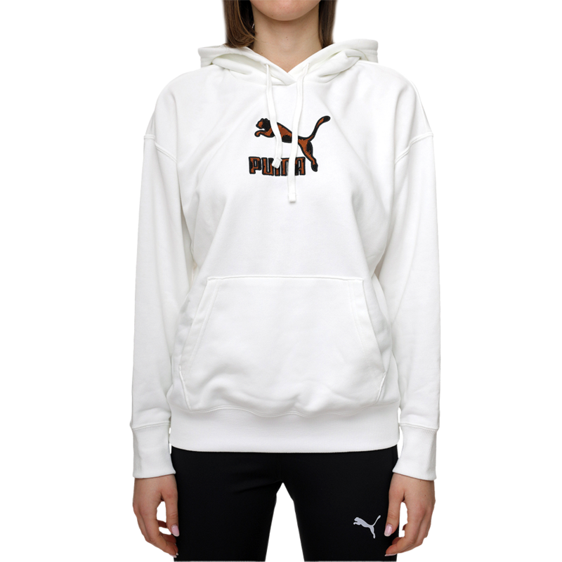 Ženski duks Puma Classics Kitten Logo Infill Hoodie TR