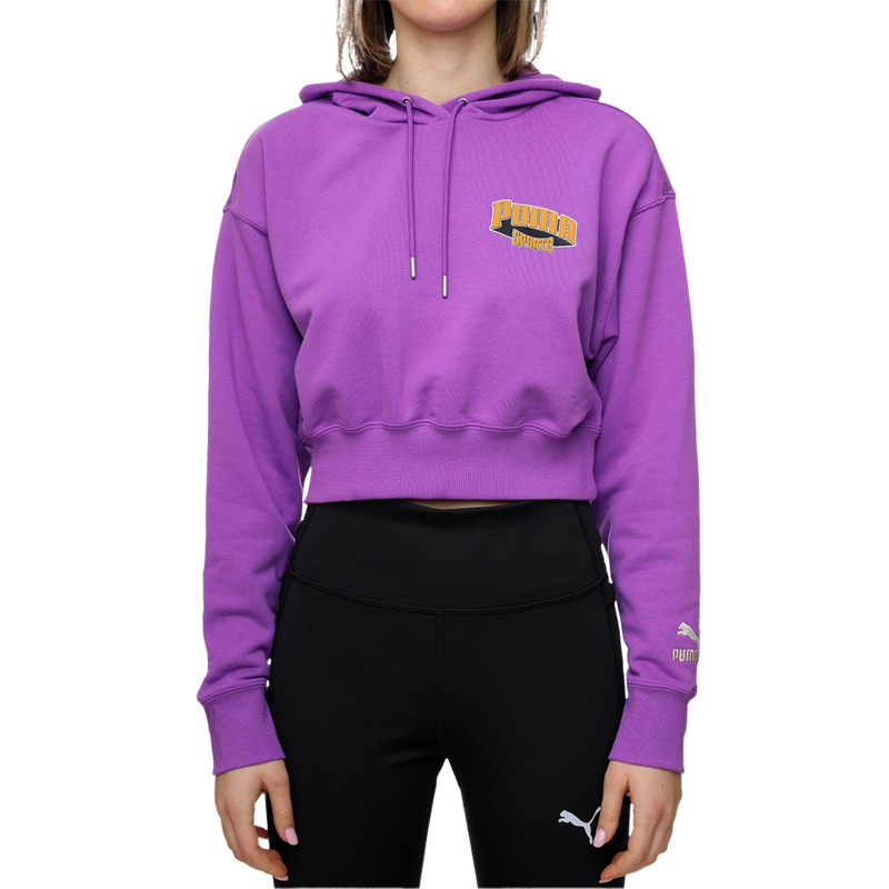 Ženski duks Puma Team for the fanbase cropped hoodie tr