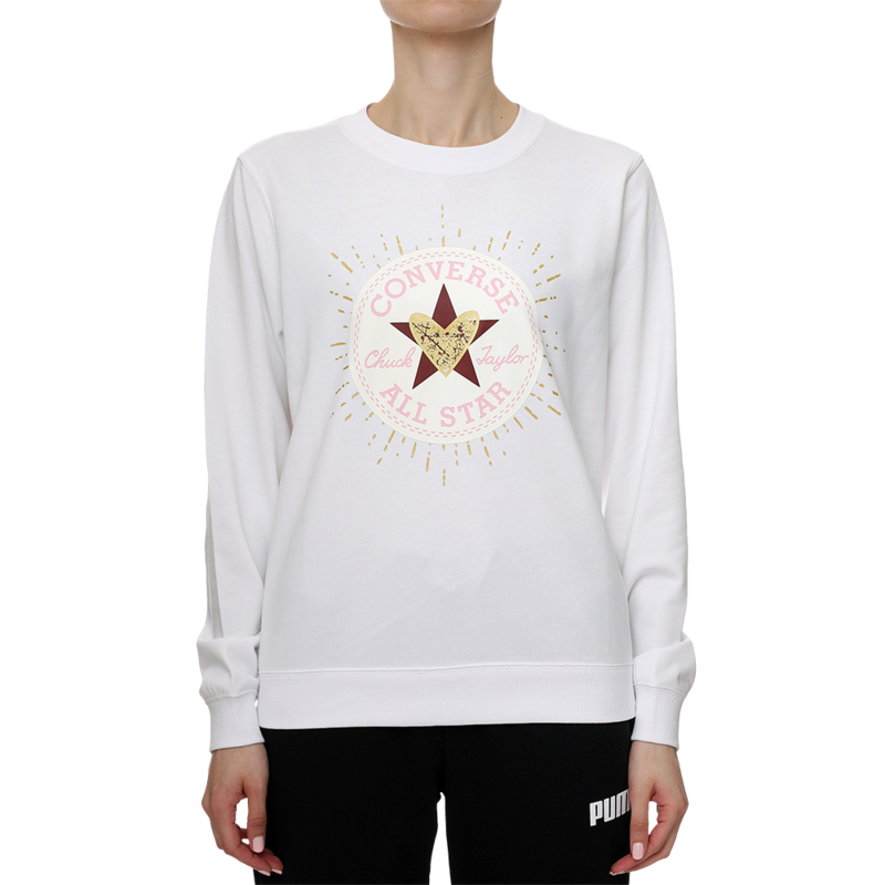 Ženski duks Converse Radiating Love Classic Fit Crew