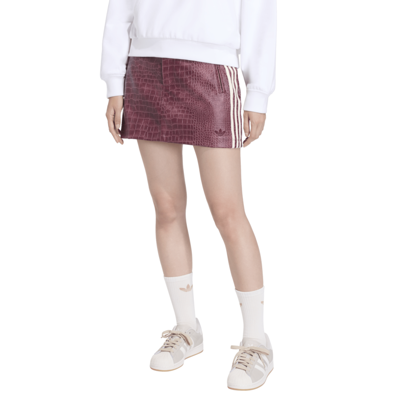 Ženska suknja adidas Pleather sk maroon