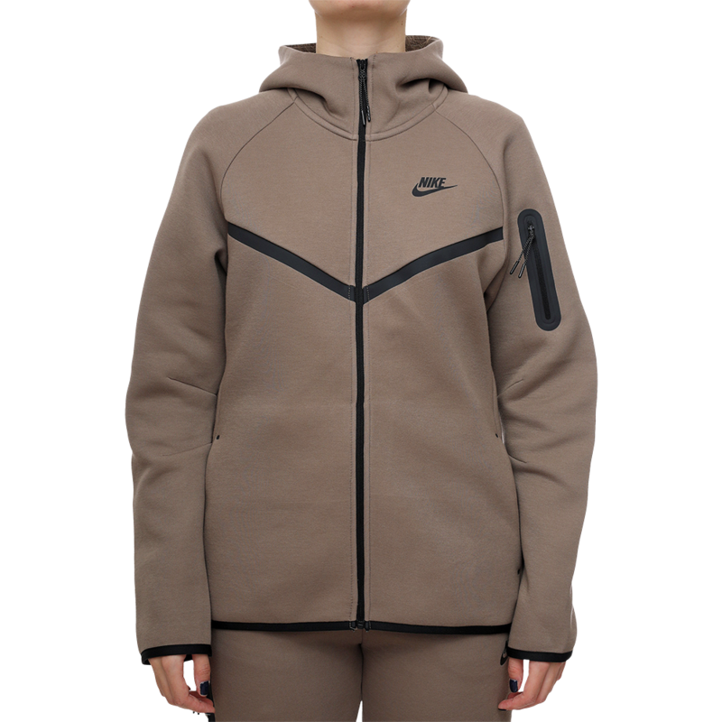 Ženski duks Nike W nsw tch flc wr fz hdy 2