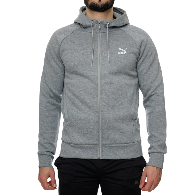 Muški duks Puma CLASSICS TECH FZ HOODIE DK