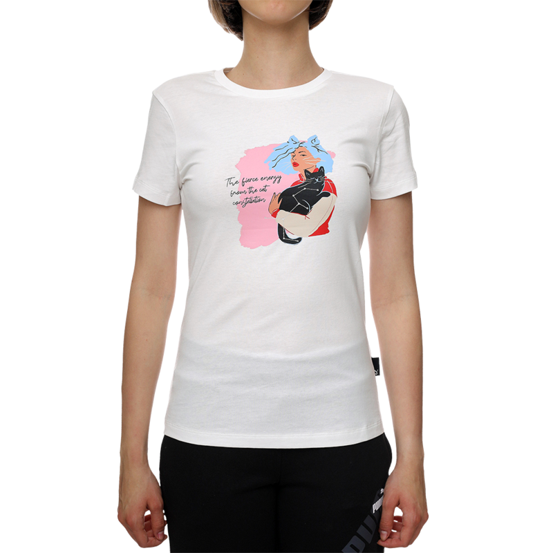 Ženska majica Puma Graphics positive vibe tee