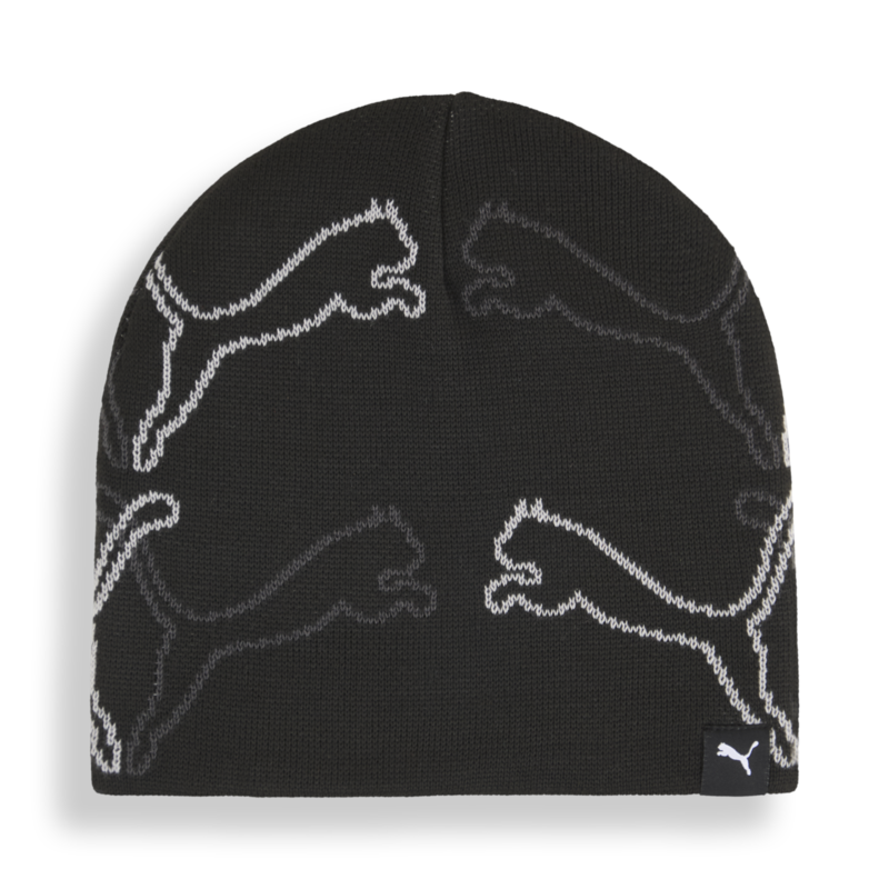 Unisex kapa Puma Cat graphic low crown cuffless beanie