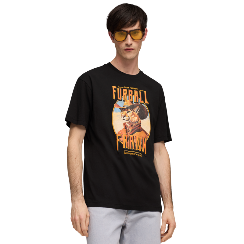 Muška majica Puma Graphic cat cowboy relaxed tee