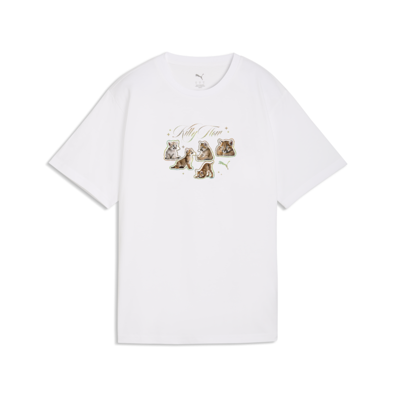 Ženska majica Puma Graphics kitty stickerrelaxed tee