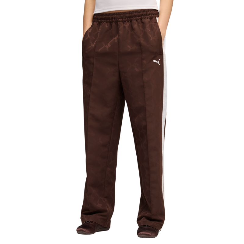 Ženska trenerka donji deo Puma T7 jacquarded woven track pants op