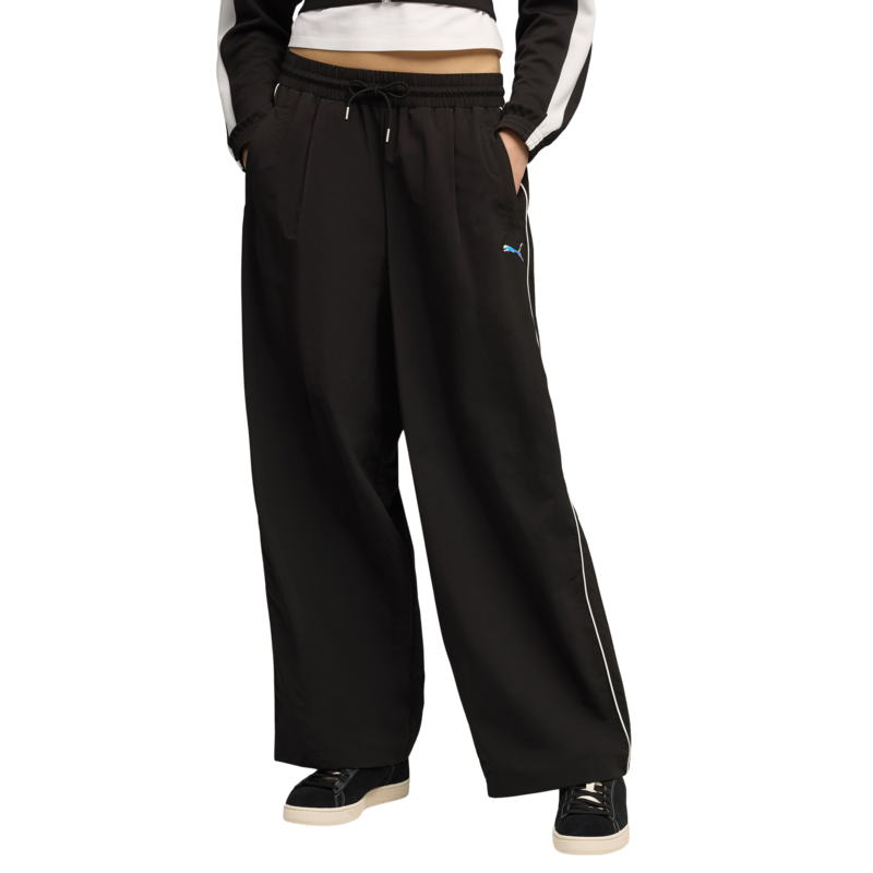 Ženska trenerka donji deo Puma T7 piping relaxed woven track pants op