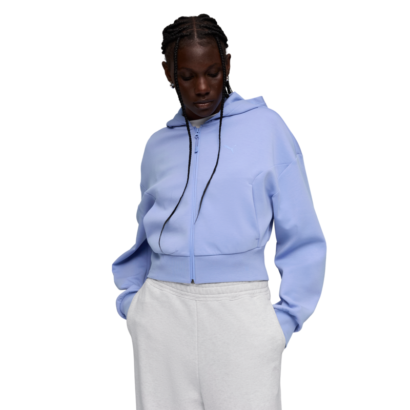 Ženski duks Puma Pumatech sense full-zip soft touch drycell hoodie dk