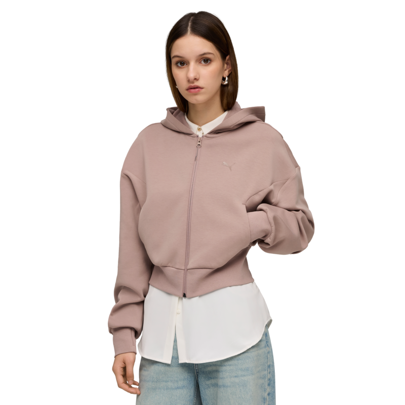 Ženski duks Puma Pumatech sense full-zip soft touch drycell hoodie dk