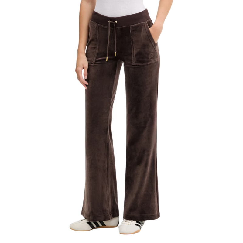 Ženska trenerka donji deo Juicy Layla low rise pocket gold hardware