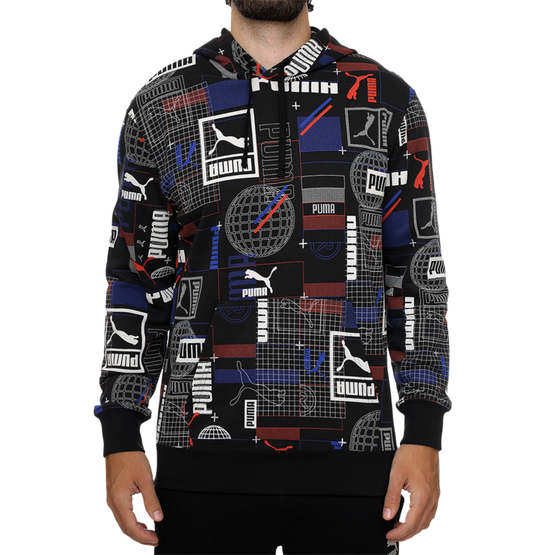 Muški duks Puma CLASSICS GEN. AOP Hoodie TR