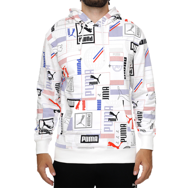 Muški duks Puma CLASSICS GEN. AOP Hoodie TR