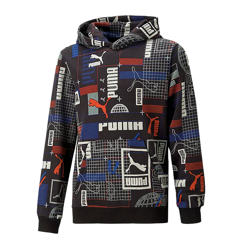 Dečiji duks Puma CLASSICS GEN. AOP Hoodie TR B