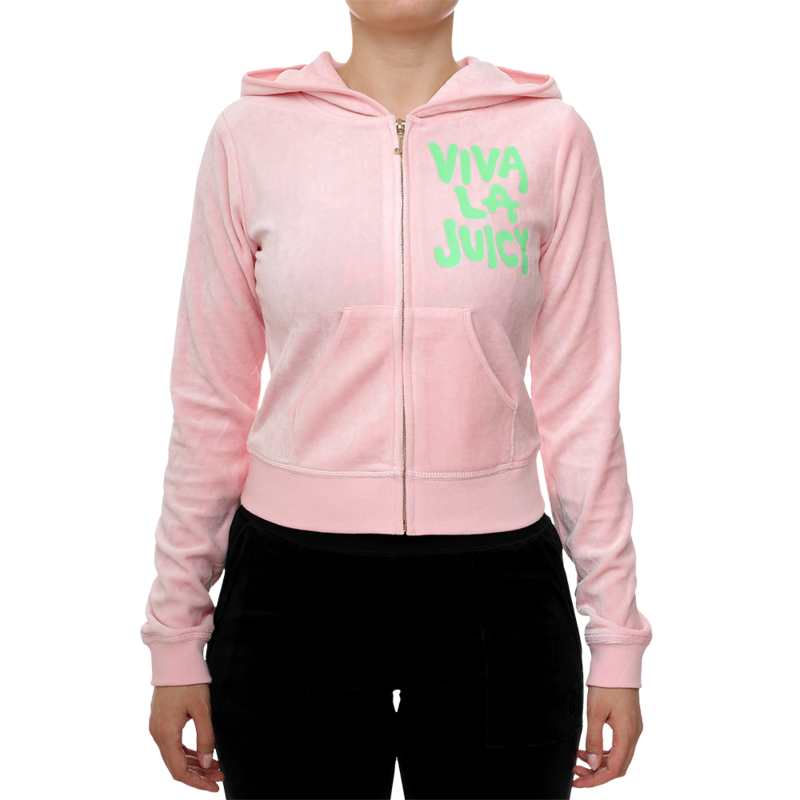 Ženski duks sa zipom i kapuljačom Juicy robyn viva h