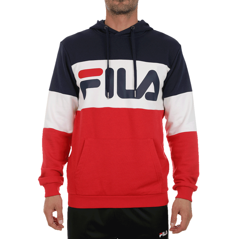 Muški duks Fila NIGHT BLOCKED HOODY