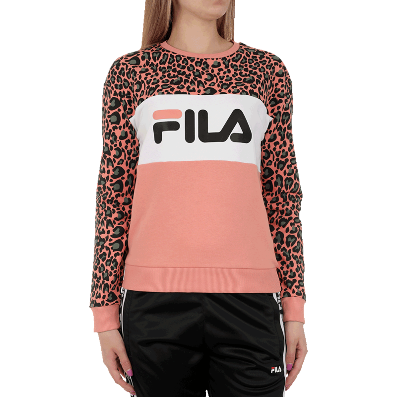 Ženski duks Fila LEAH AOP CREW SWEAT