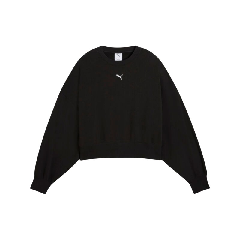 Ženski duks Puma Wardrobe ess over-oversized crew tr