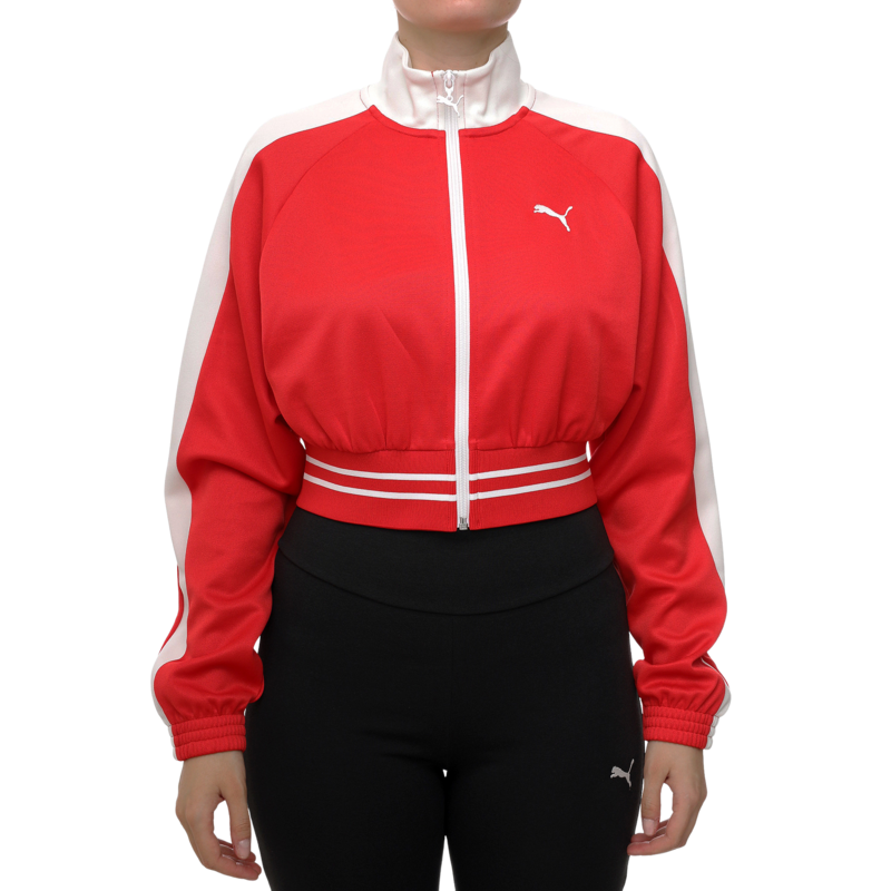 Ženski duks Puma T7 pique relaxed cropped track jacket