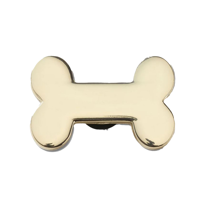 Unisex bedž Crocs Gold dog bone