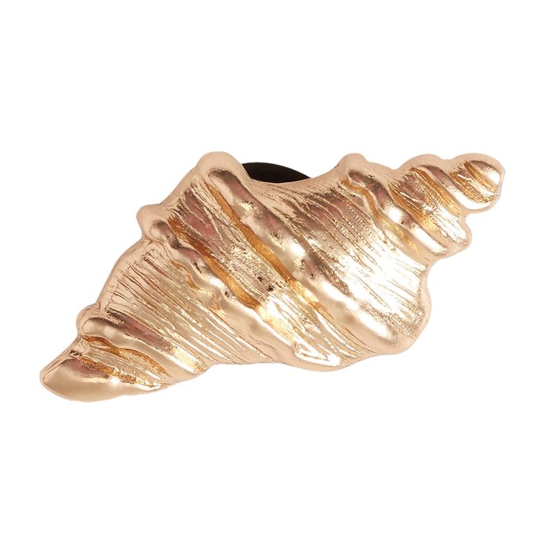 Unisex bedž Crocs Gold sea shell
