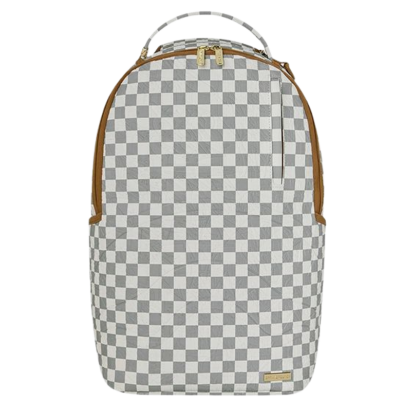 Unisex ranac Sprayground Graff embossed cream check backpack