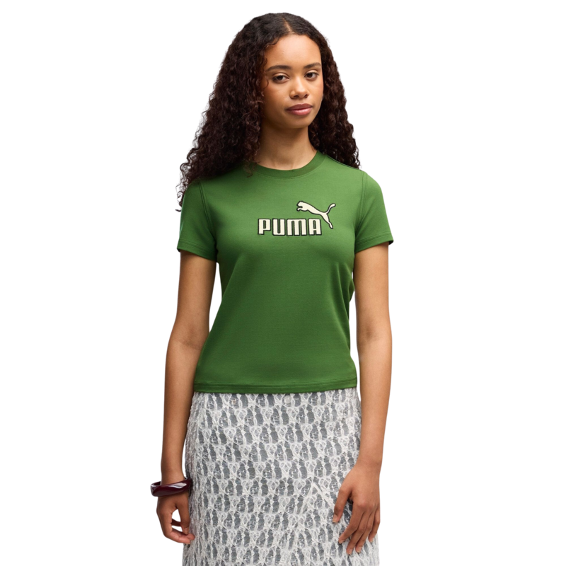 Ženska majica Puma Ess elevated no.1 logo slim short tee