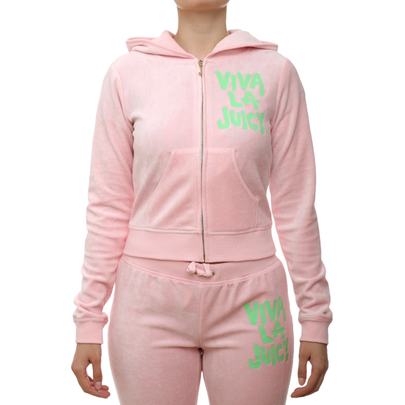 Ženski duks sa zipom i kapuljačom Juicy robyn viva h