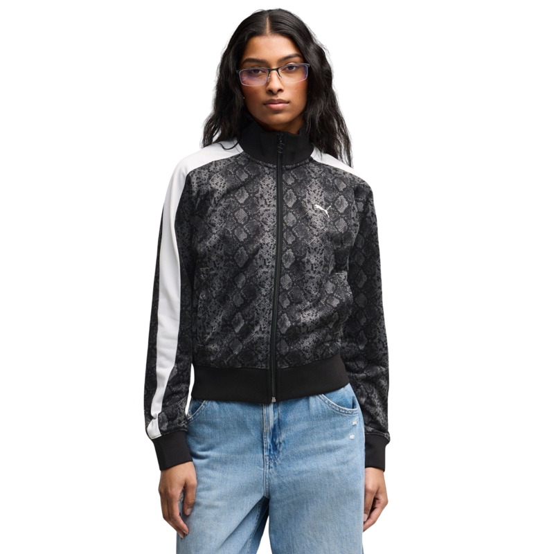Ženski duks Puma T7 snake aop short track jacket