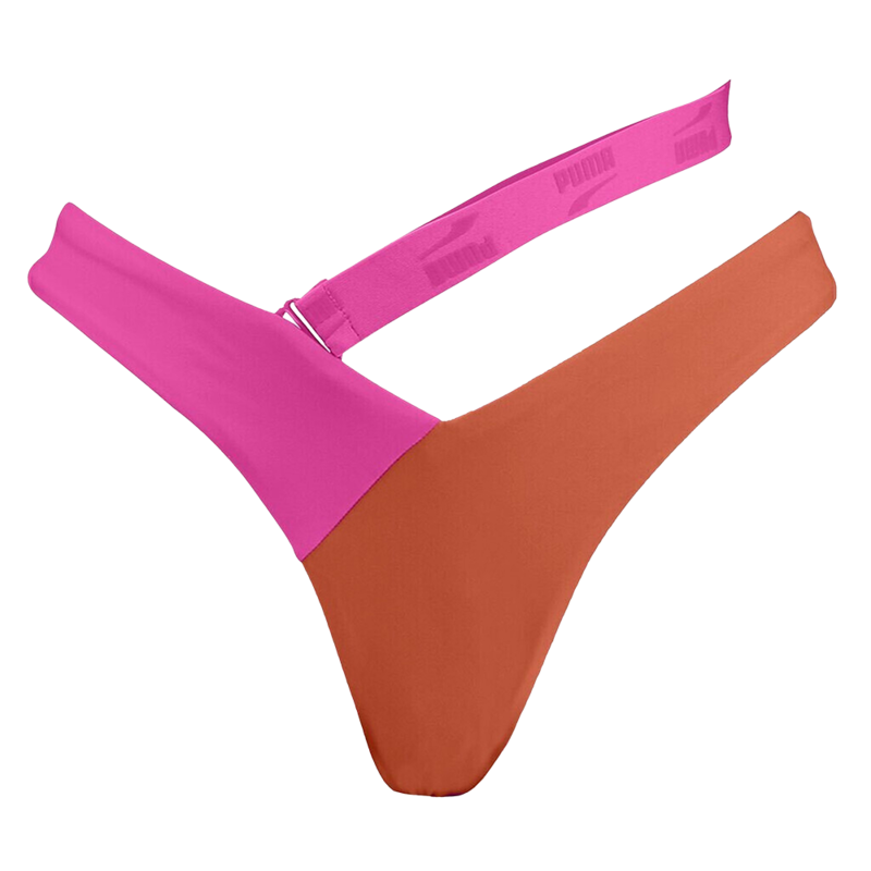 Ženski kupaći donji deo Puma Swim women colourblock v-shape brief 1p