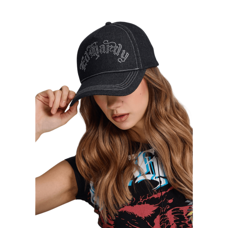 Unisex kačket Ed Hardy diamante gothic 5 panel trucker cap