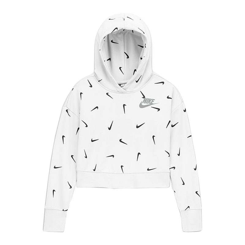 Dečiji duks Nike G NSW AOP CROP FT HOODIE