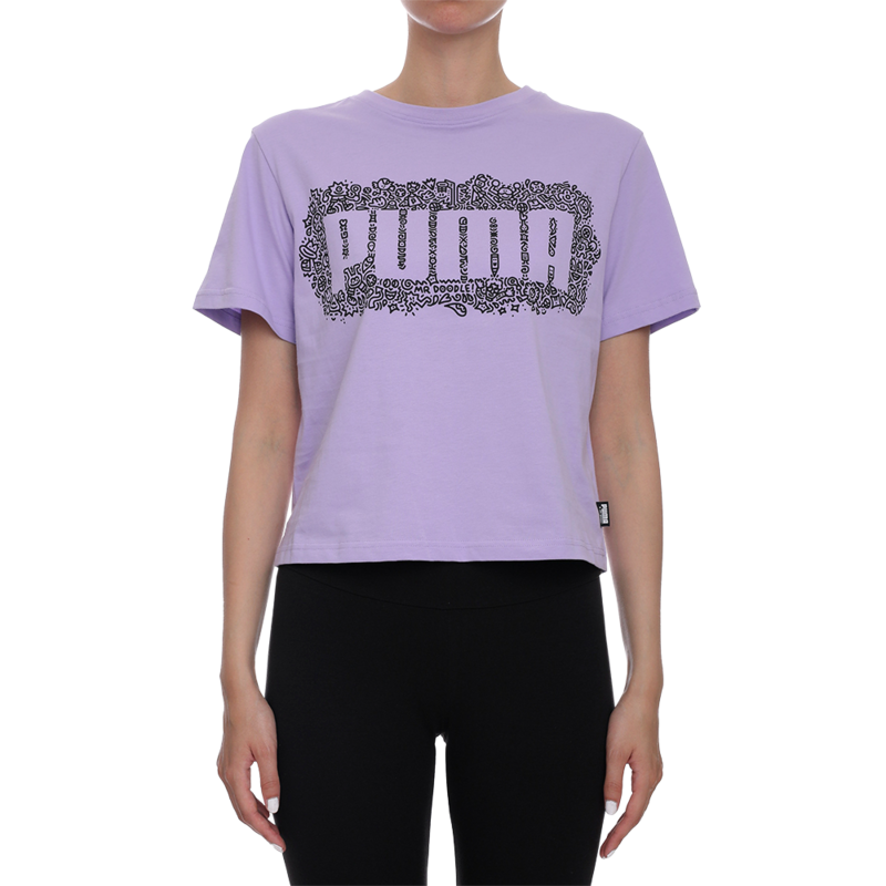 Ženska majica Puma x MR DOODLE Cropped Tee