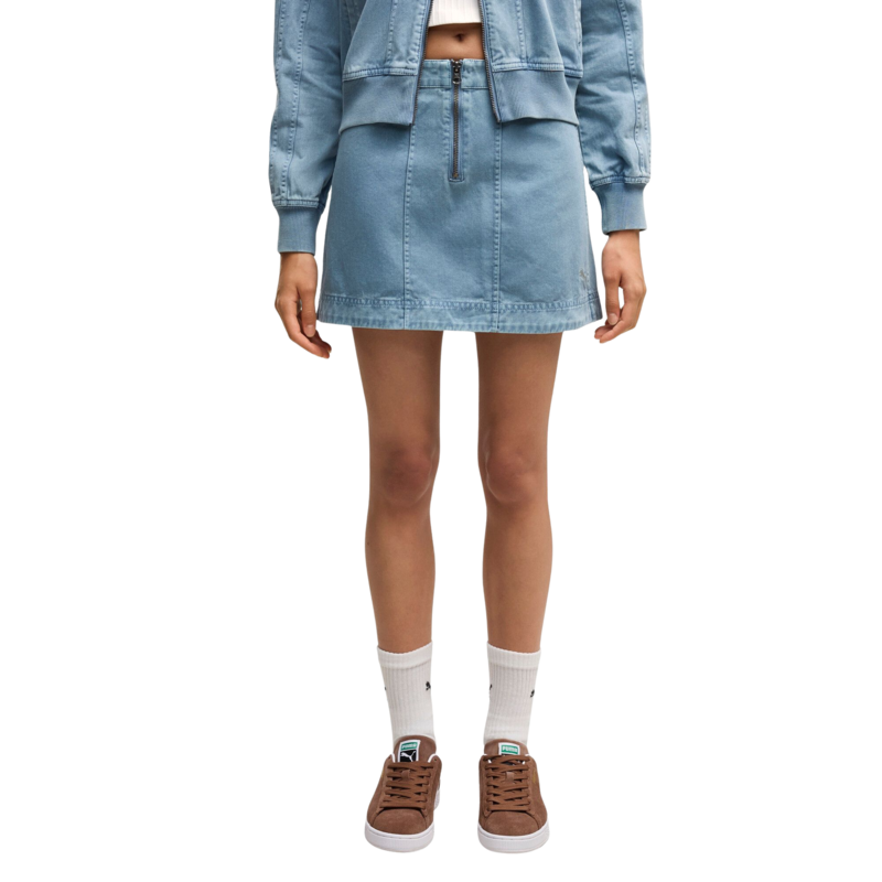 Ženska suknja Puma Future.puma.archive washed twill skirt