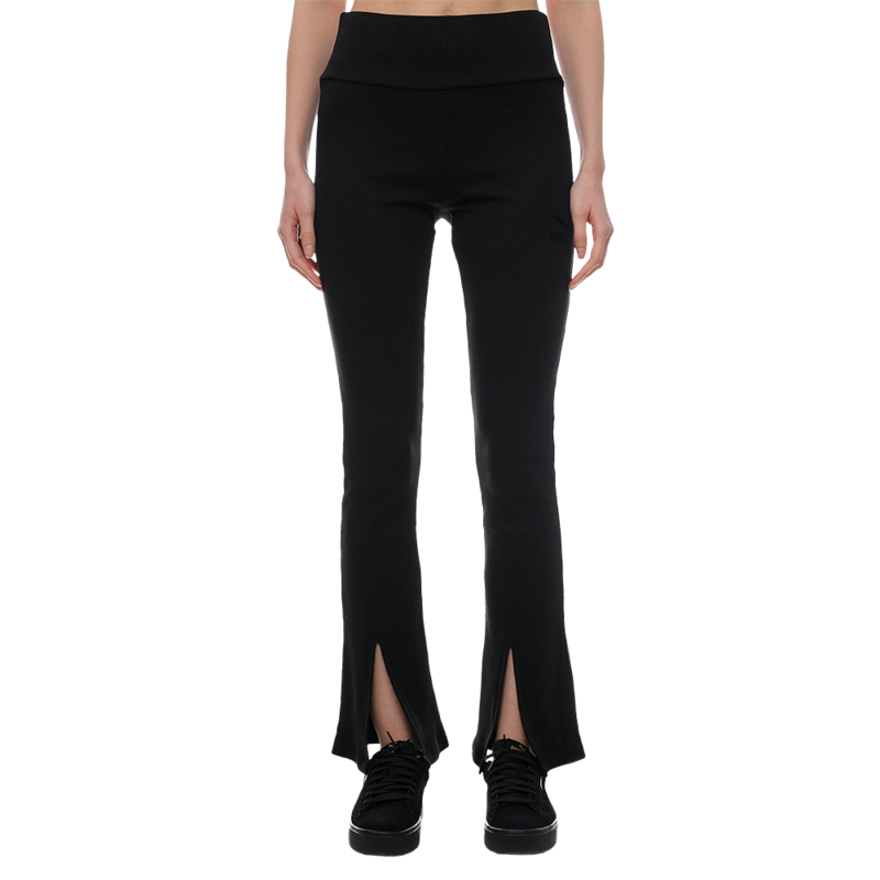 Ženska trenerka donji deo Puma CLASSICS RIBBED SLIT PANTS