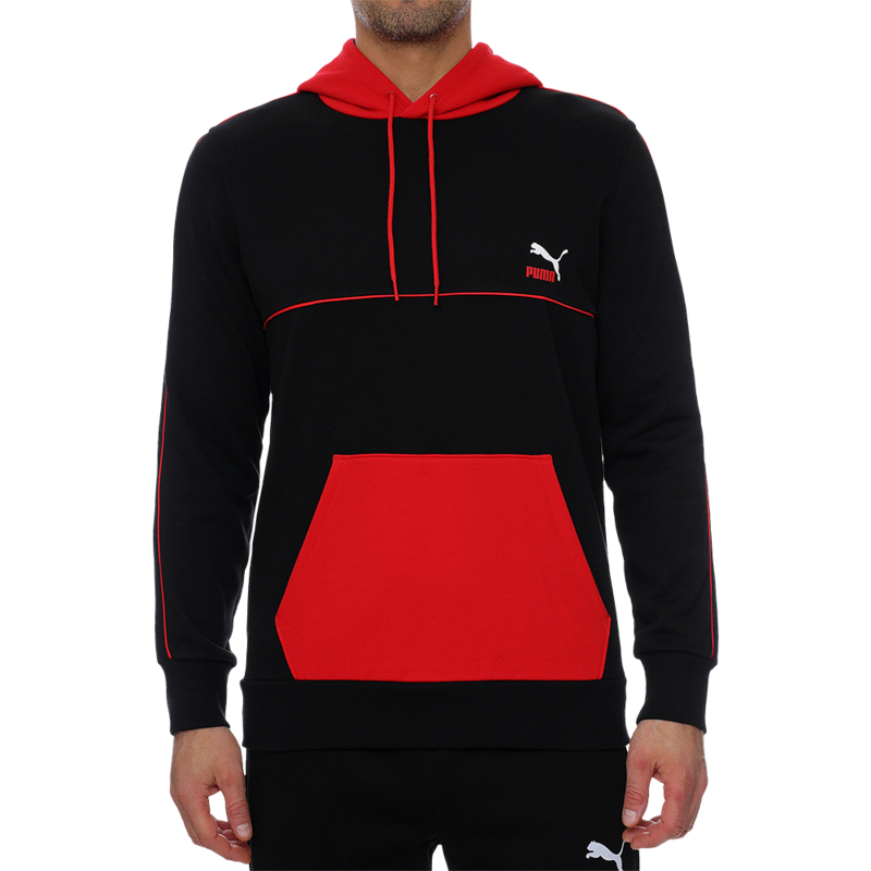 Muški duks Puma CLSX PIPED HOODIE TR