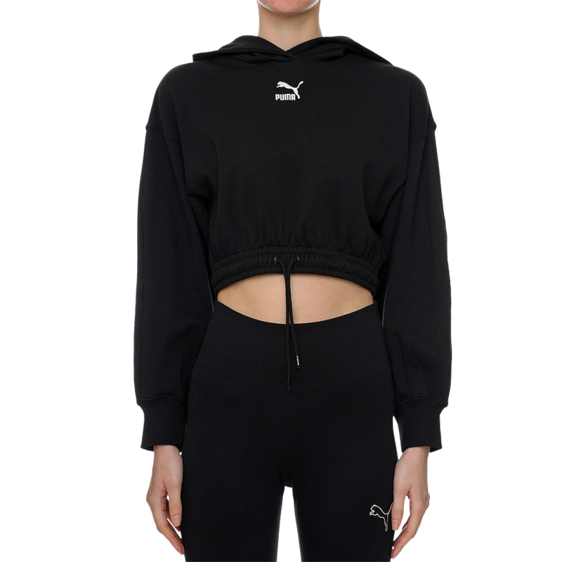 Ženski duks Puma CLASSICS CROPPED HOODIE TR