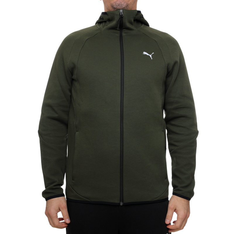 Muški duks Puma Evostripe fz hoodie dk