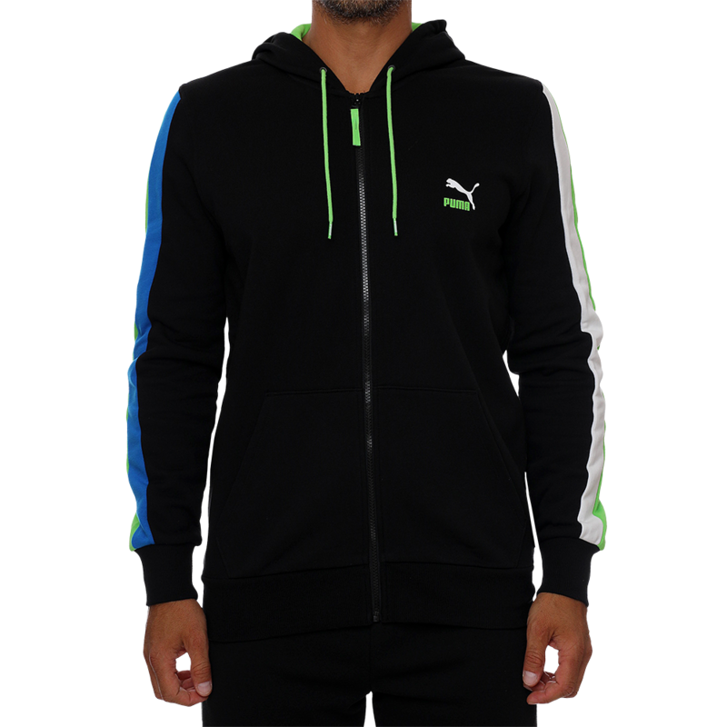 Muški duks Puma CLSX COLBLOCK HOODIE FZ TR