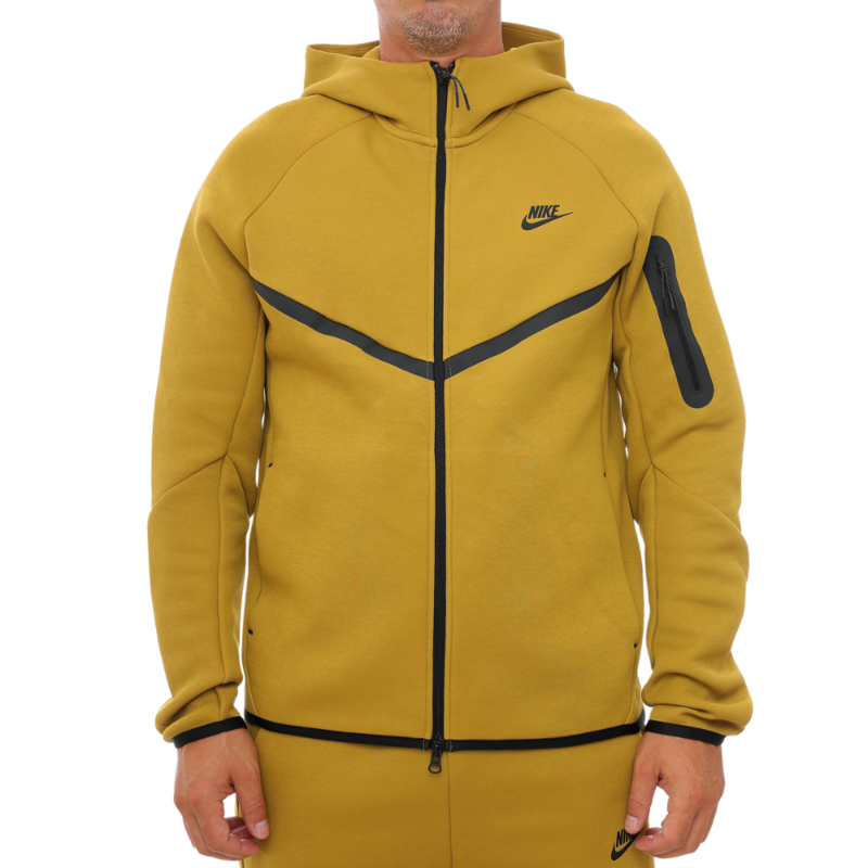 Muški duks sa zipom i kapuljačom Nike M nk tch flc fz wr hoodie