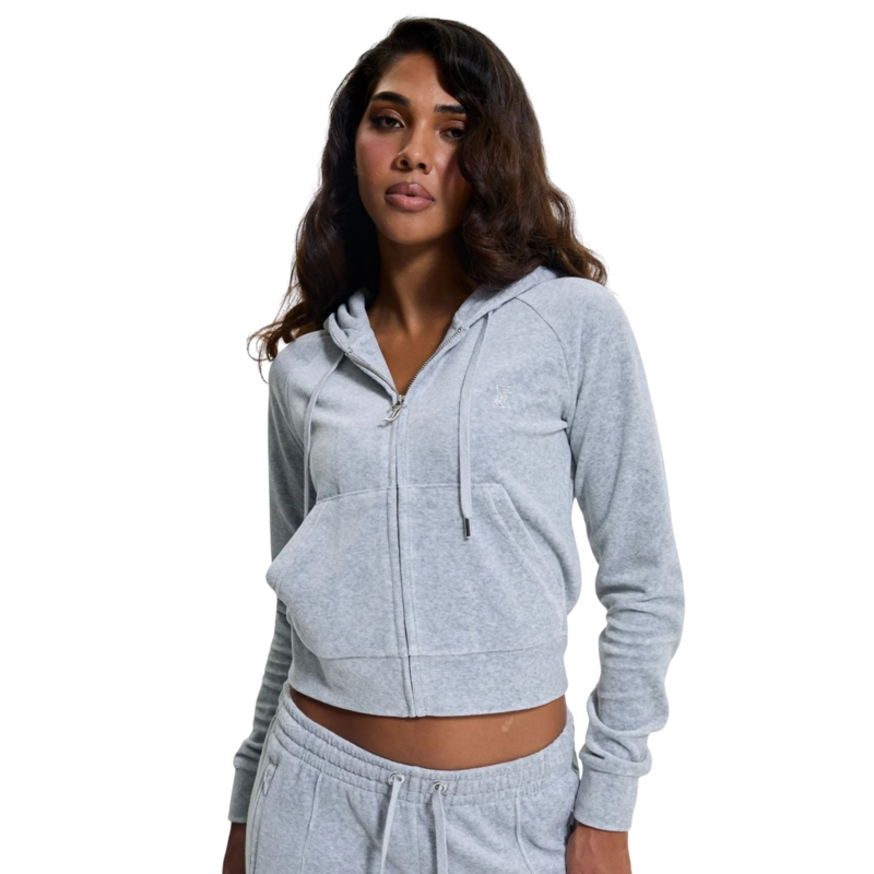 Ženski duks Juicy Classic velour hoodie with logo
