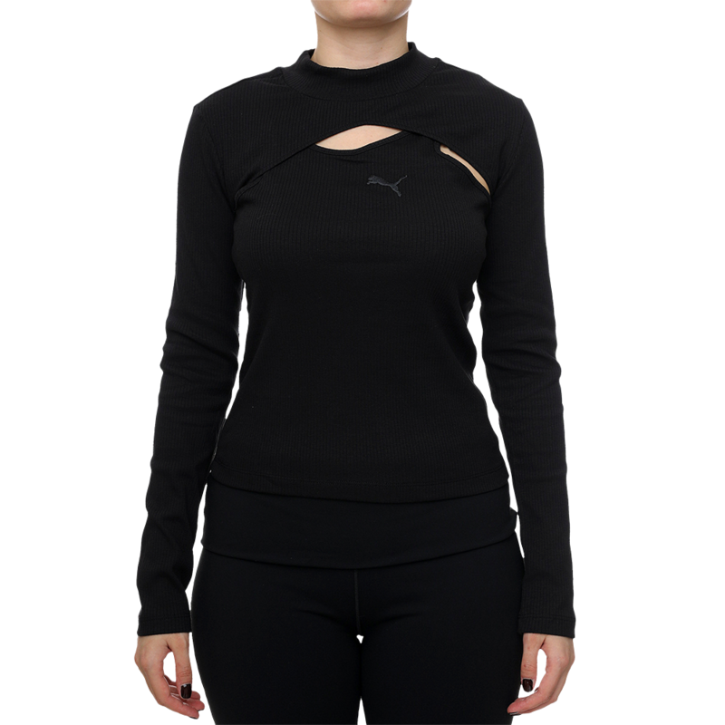 Ženski duks Puma Dare to midnight motion cutout tee ls