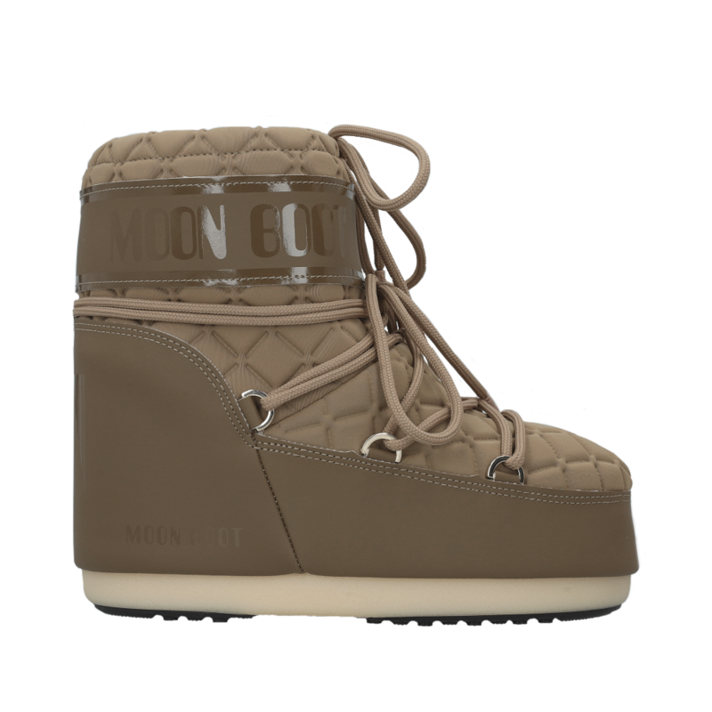 Ženske čizme Moon Boot Icon low quilt caramel