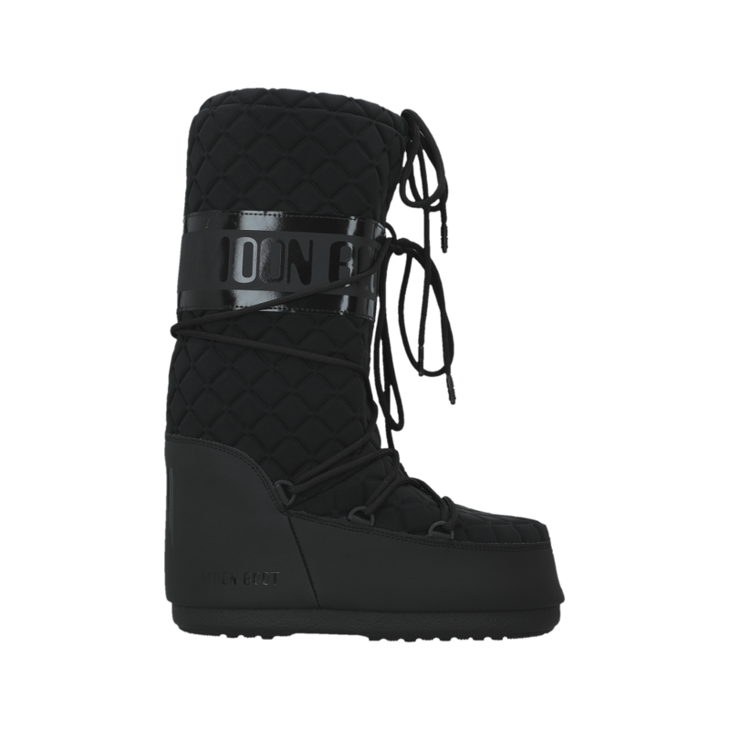 Ženske čizme Moon Boot Icon Quilt Black