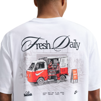 Muška majica Nike U nsw tee lse cafe swoosh van
