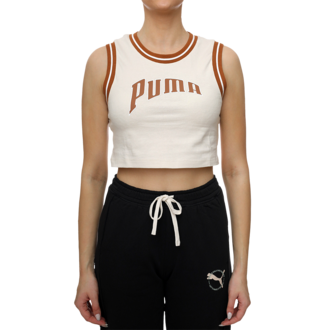 Ženski top Puma TEAM FOR THE FANBASE Graphic Cropped Tee