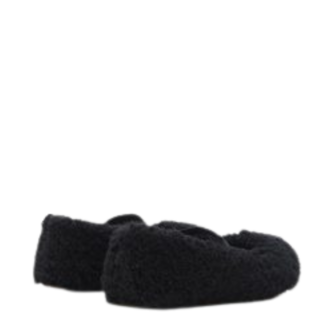 Ženske baletanke Mb Shearling ballerina black