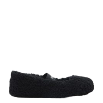 Ženske baletanke Mb Shearling ballerina black