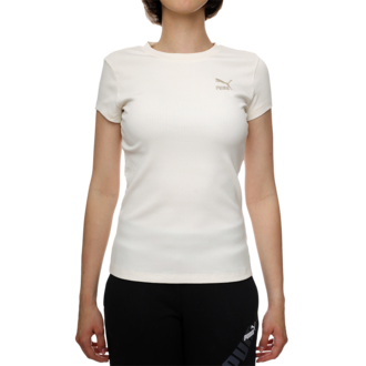 Ženska majica Puma Classics ribbed slim tee